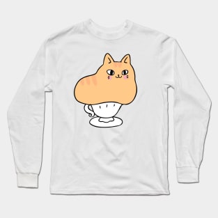 cute fat cat Long Sleeve T-Shirt